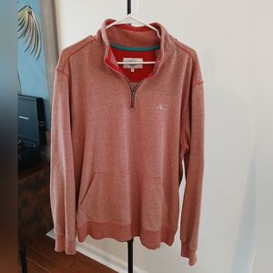 Hobie Men's Zip-Up Sweater in Red